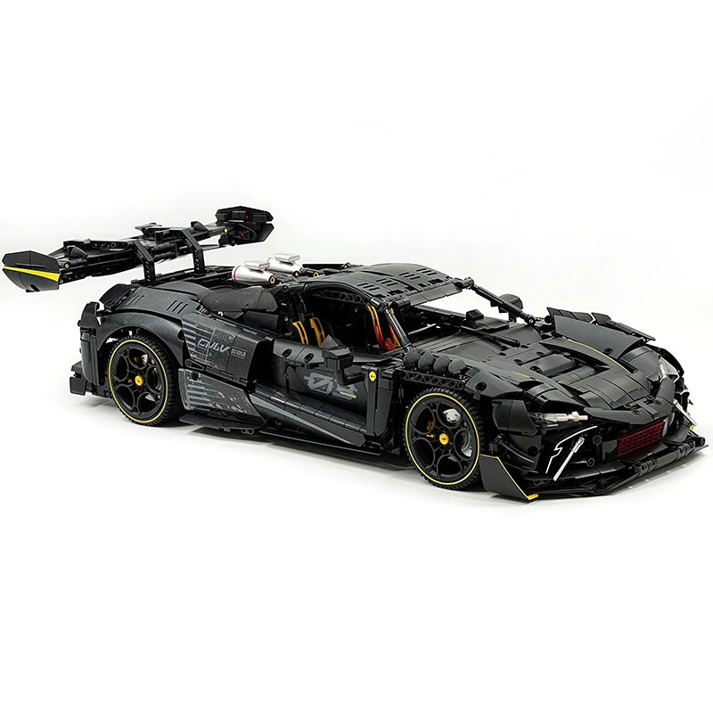 限定版 GULY 10627 MOC テクニカル 1:8 スポーツカー 296