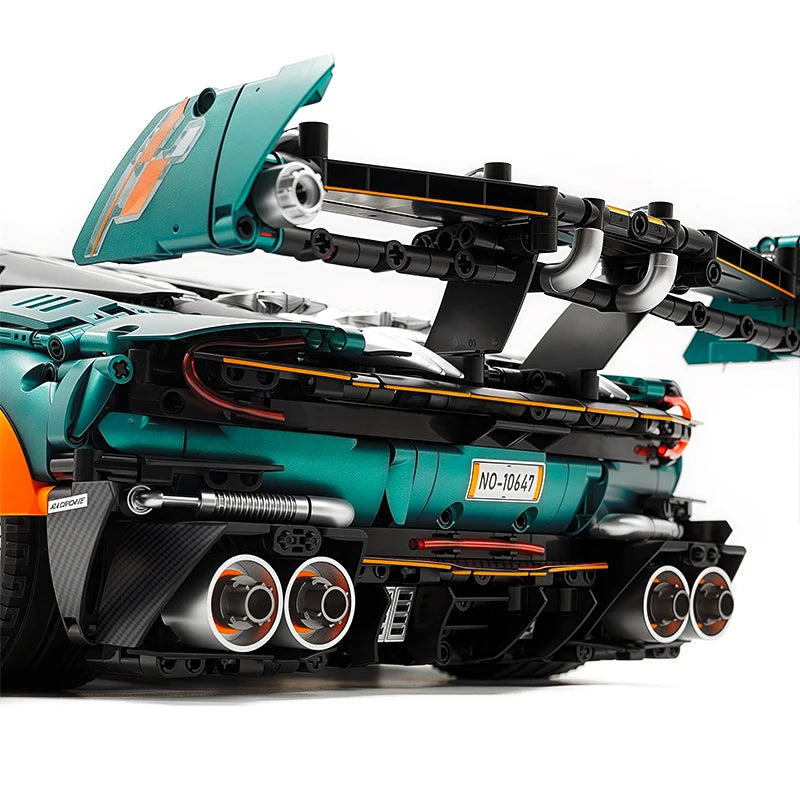 10647 3794個 MOC テクニカル 1:8 RC レーシングビルディングブロック