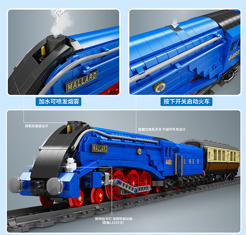 MOC 12006 スチームハイカー機関車 クラスA4 輸送車両モデル