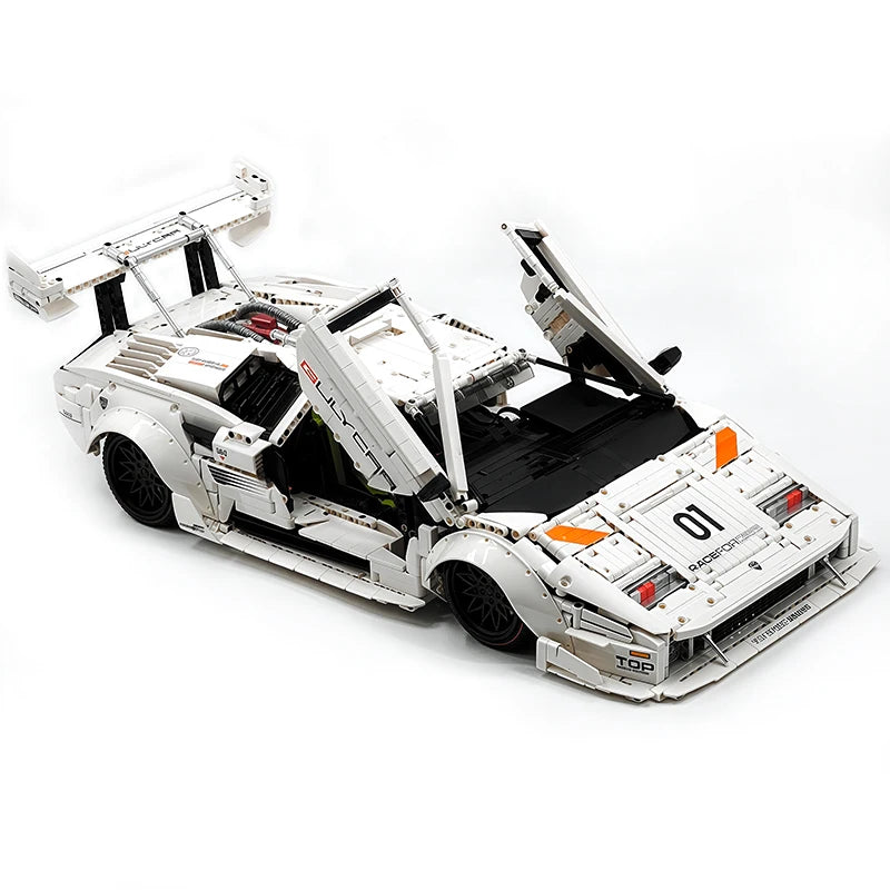10649 3970ピース 1:8 MOC テクニカルRC レトロスポーツカー LP5000