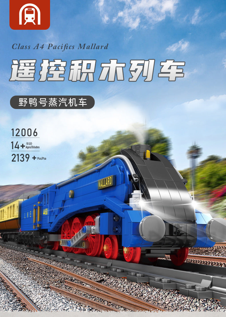 MOC 12006 スチームハイカー機関車 クラスA4 輸送車両モデル