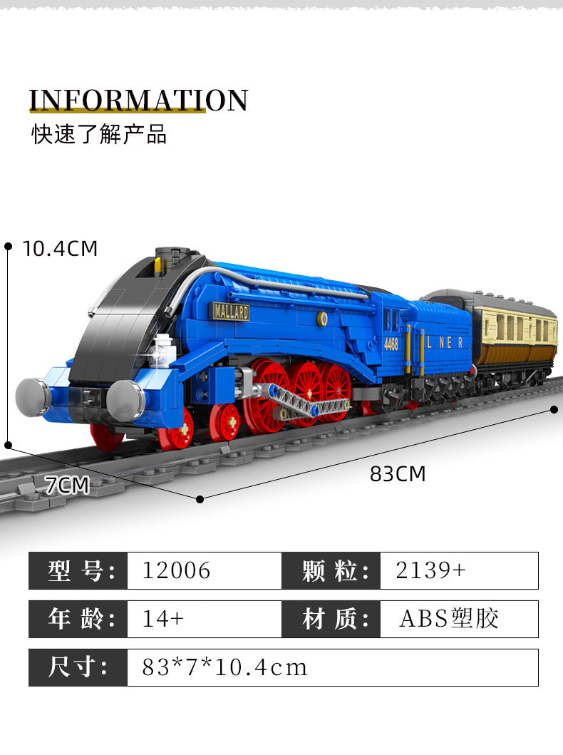 MOC 12006 スチームハイカー機関車 クラスA4 輸送車両モデル