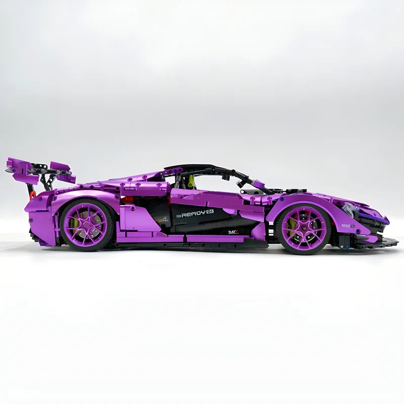 GULY 10617 テクニカルMOC P1 パープル スーパーカー ハイパーカー