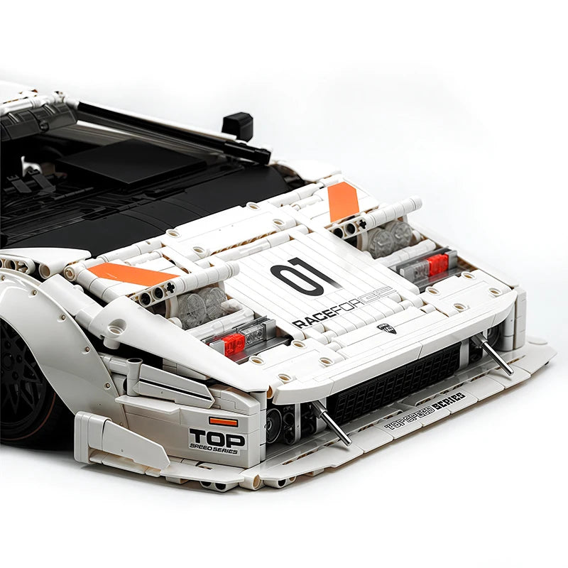 10649 3970ピース 1:8 MOC テクニカルRC レトロスポーツカー LP5000