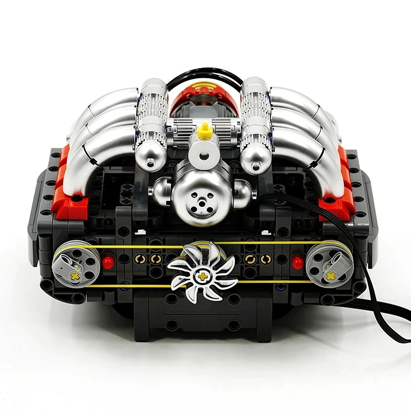 Mould King 10193 ボクサーV8エンジンモデル 609ピース ビルディングブロックキットセット