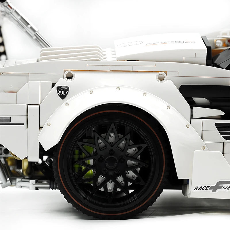 10649 3970ピース 1:8 MOC テクニカルRC レトロスポーツカー LP5000