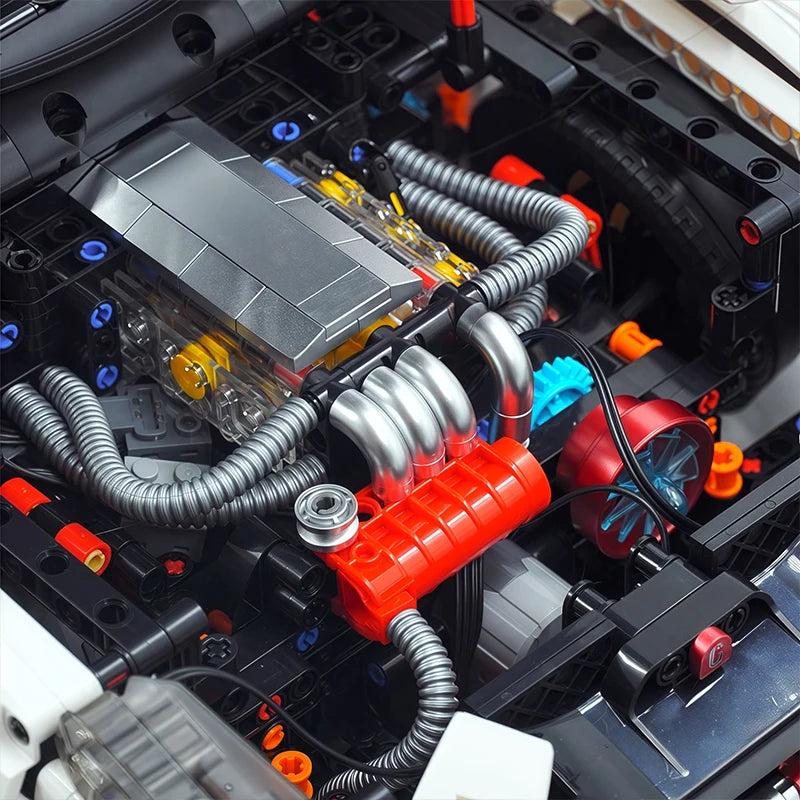 1:8 GT-Rスーパーカービルディングブロック MOC GULY 10630