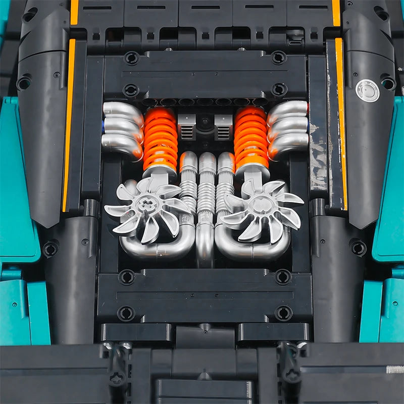 10647 3794個 MOC テクニカル 1:8 RC レーシングビルディングブロック