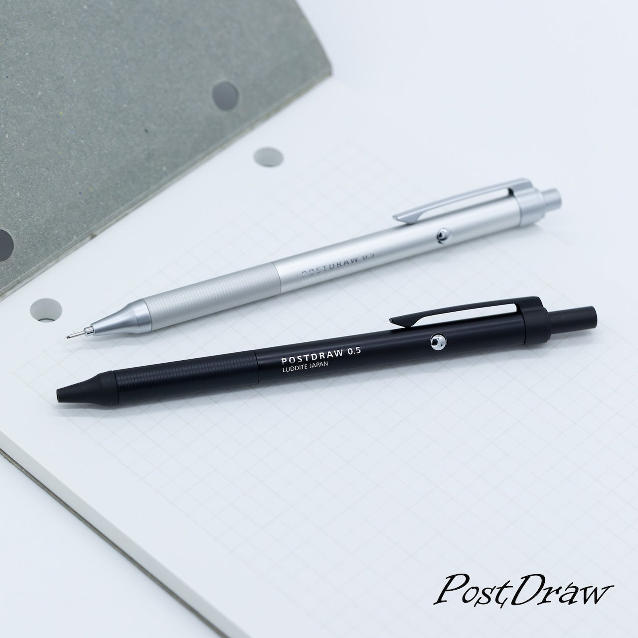 JAPANESE DOUBLE-KNOCK DRAFTING PENCIL // MACHINED ALUMINUM 0.5MM