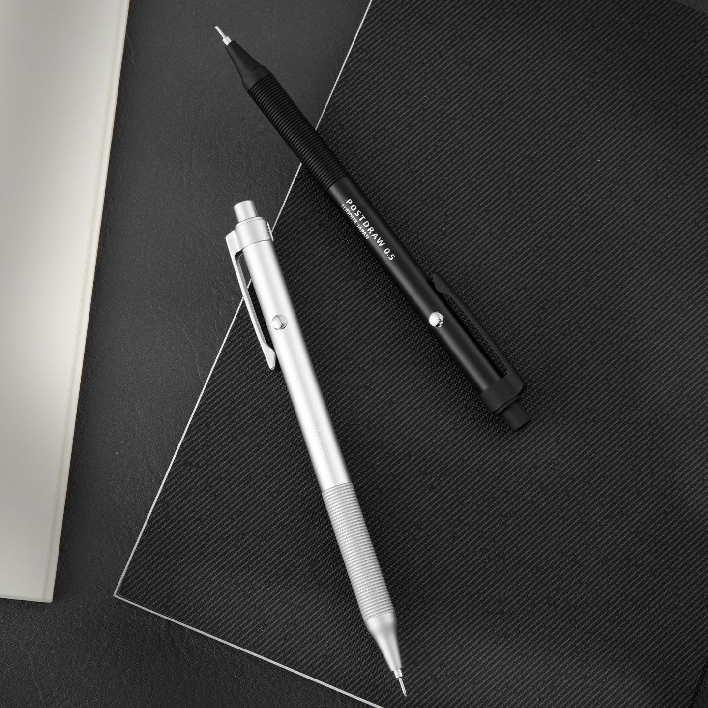 JAPANESE DOUBLE-KNOCK DRAFTING PENCIL // MACHINED ALUMINUM 0.5MM