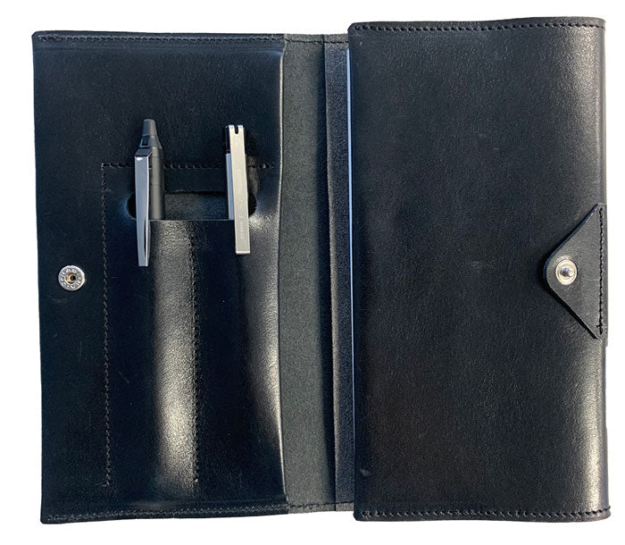 The Executive Folio - Hand-Tanned Leather Journal Jacket (B6)