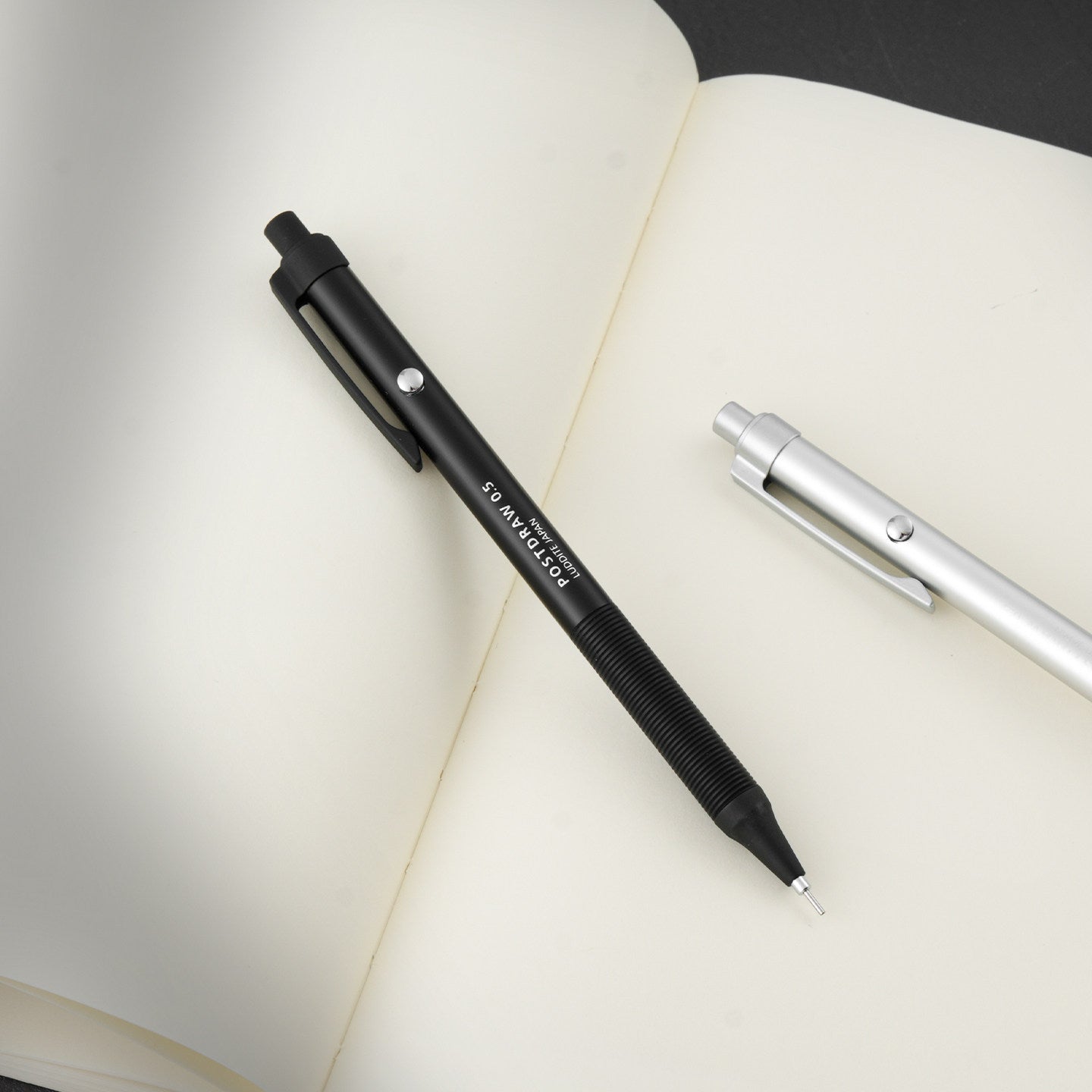 JAPANESE DOUBLE-KNOCK DRAFTING PENCIL // MACHINED ALUMINUM 0.5MM
