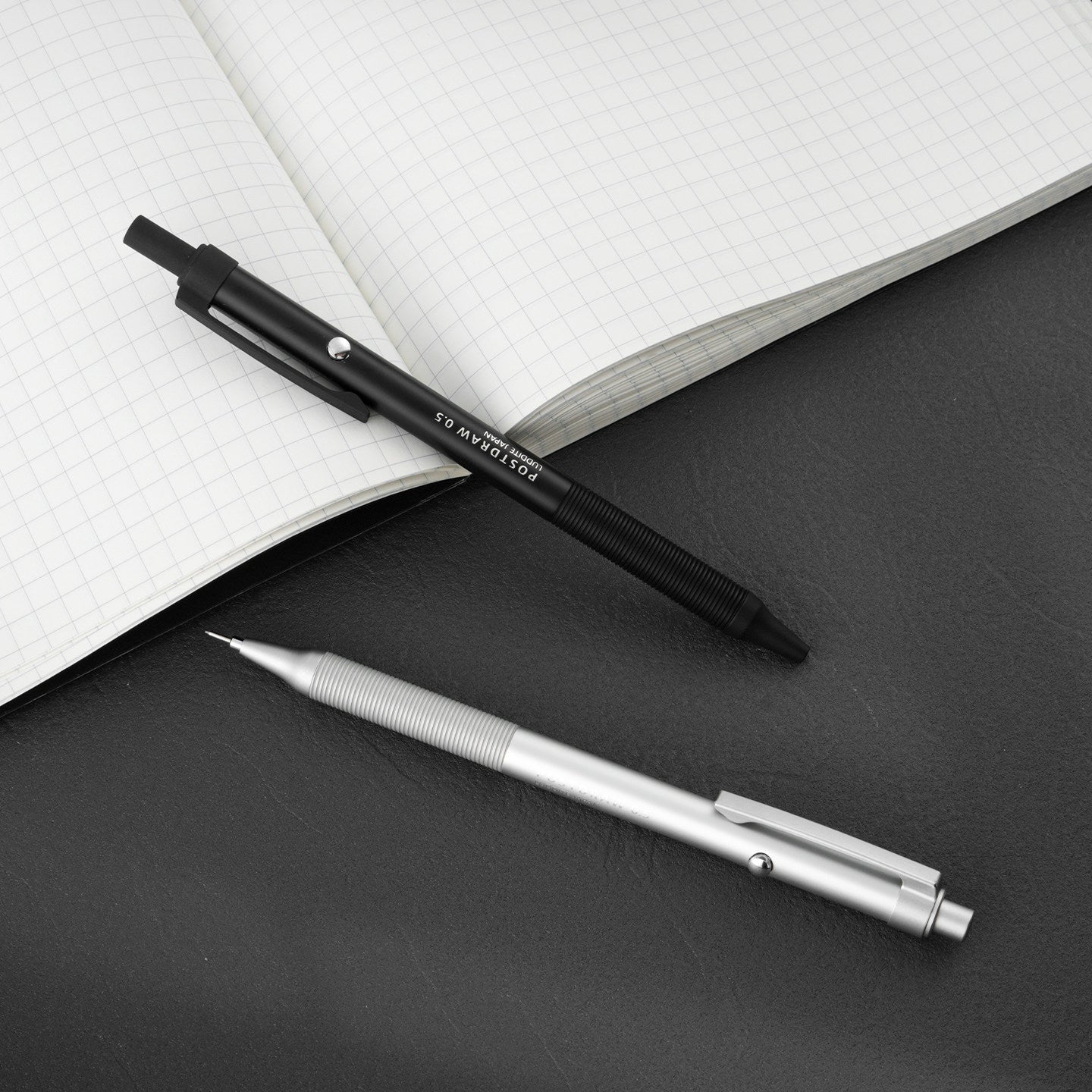 JAPANESE DOUBLE-KNOCK DRAFTING PENCIL // MACHINED ALUMINUM 0.5MM