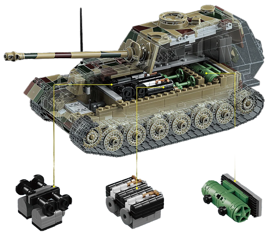 Jagdpanzer Tiger/P (Elefant) | 1:28 Scale Precision Assembly Kit