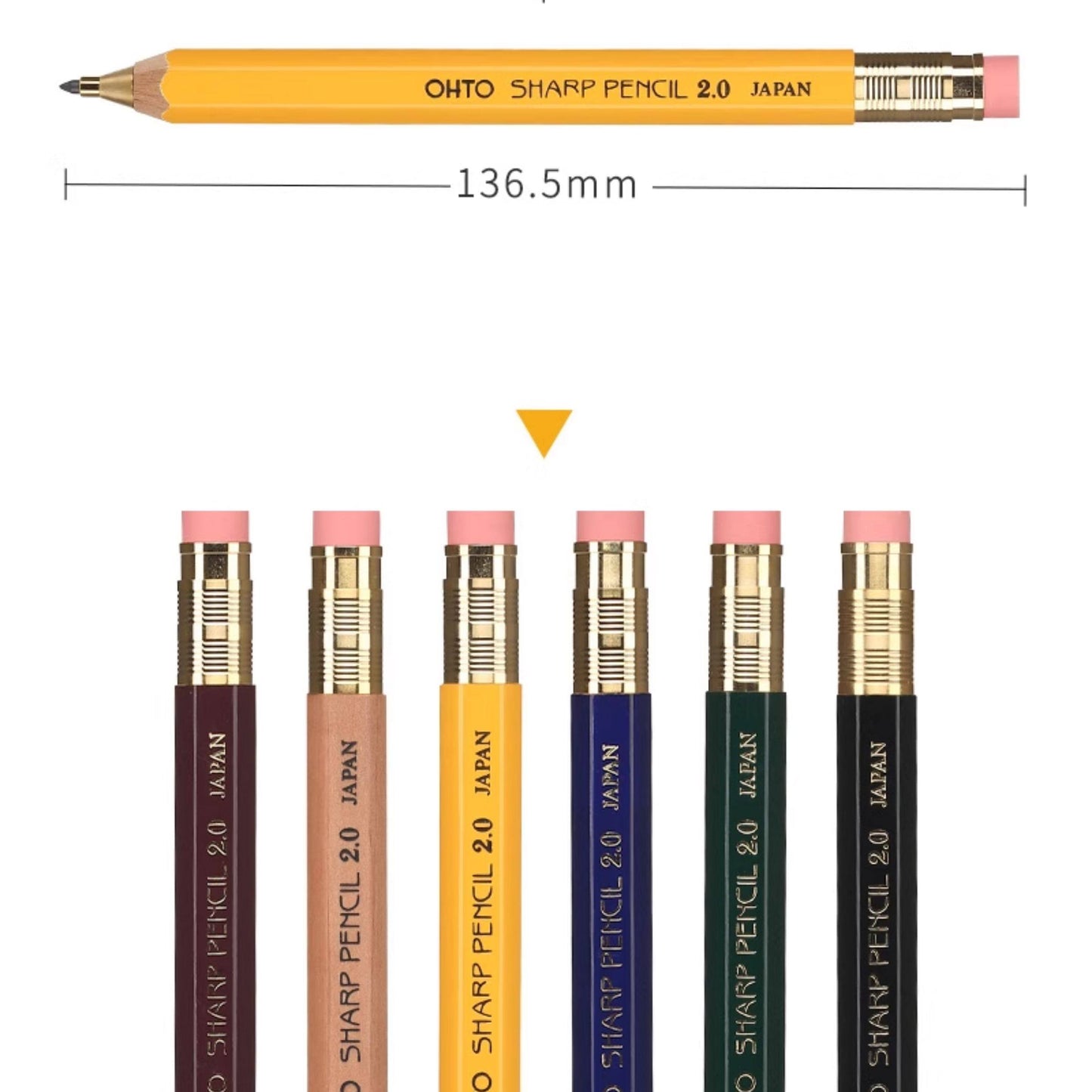 THE INCENSE CEDAR ANALOG INTERFACE // 2.0MM BRASS-CLUTCH LEAD HOLDER