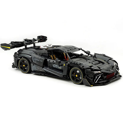 限定版 GULY 10627 MOC テクニカル 1:8 スポーツカー 296