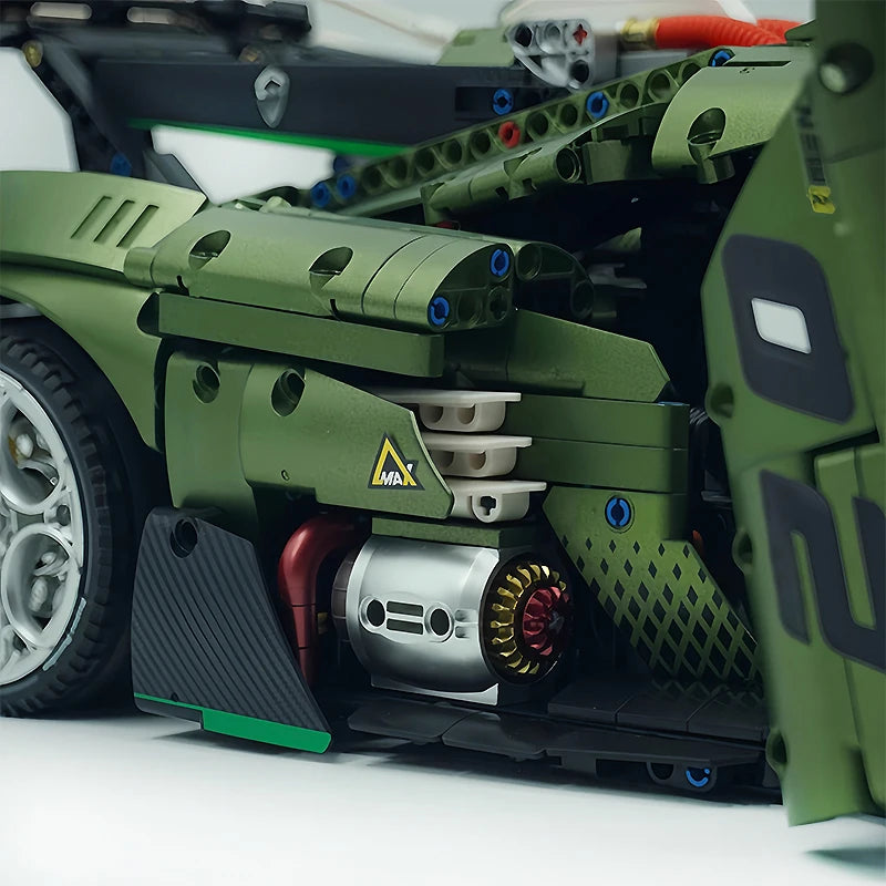 スーパーカー KenSaige 1:8 スケールモデルビルディングブロック
