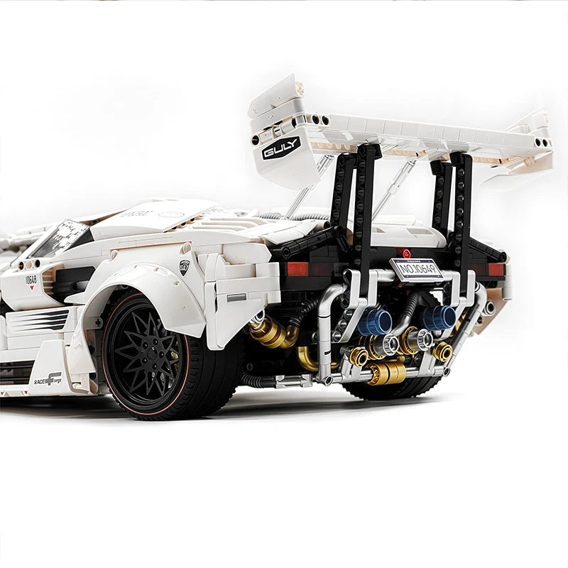 10649 3970ピース 1:8 MOC テクニカルRC レトロスポーツカー LP5000