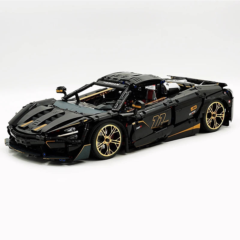 1:8 MOC スポーツレーシングカーモデル 720S モーター 10625