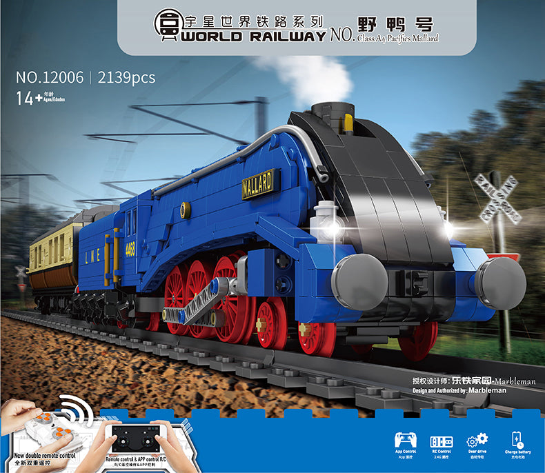 MOC 12006 スチームハイカー機関車 クラスA4 輸送車両モデル