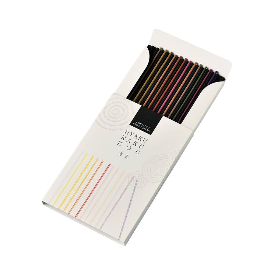 Kousaido Hyakuraku – 12 Fragrance Japanese Incense Discovery Set