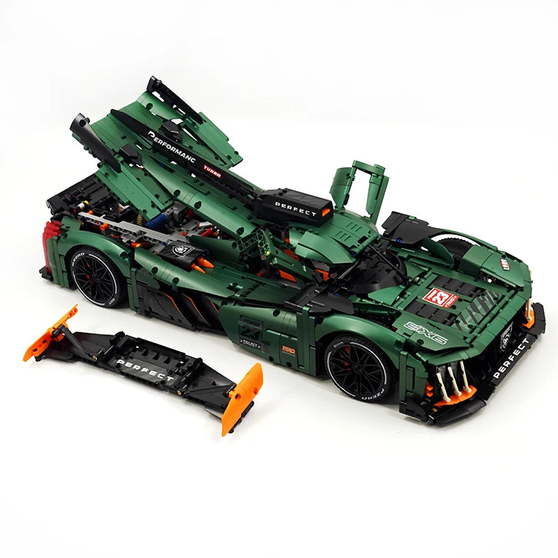 MOC 10616 スーパースポーツカー 9X8 モデル テクニカルカー 1:8