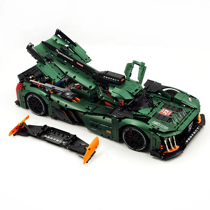 MOC 10616 スーパースポーツカー 9X8 モデル テクニカルカー 1:8