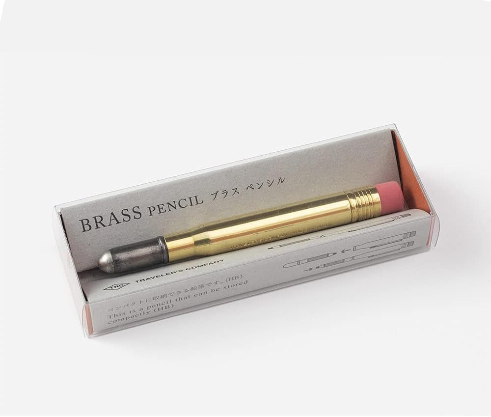 TRC Solid Brass Bullet Pen / Pencil (Midori)