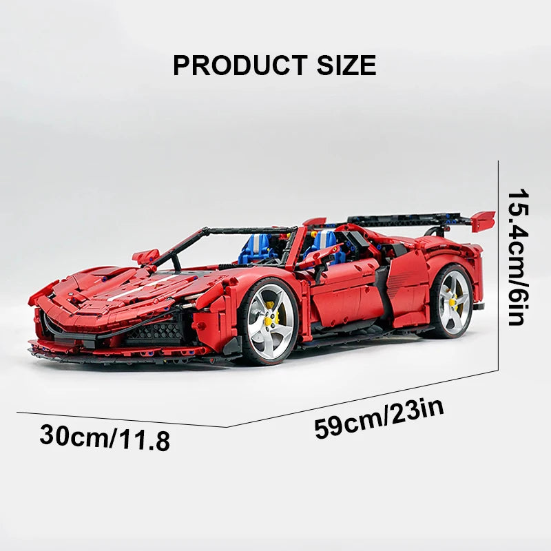 GULY 子供用スポーツカービルディングブロック sf90 限定版 10623
