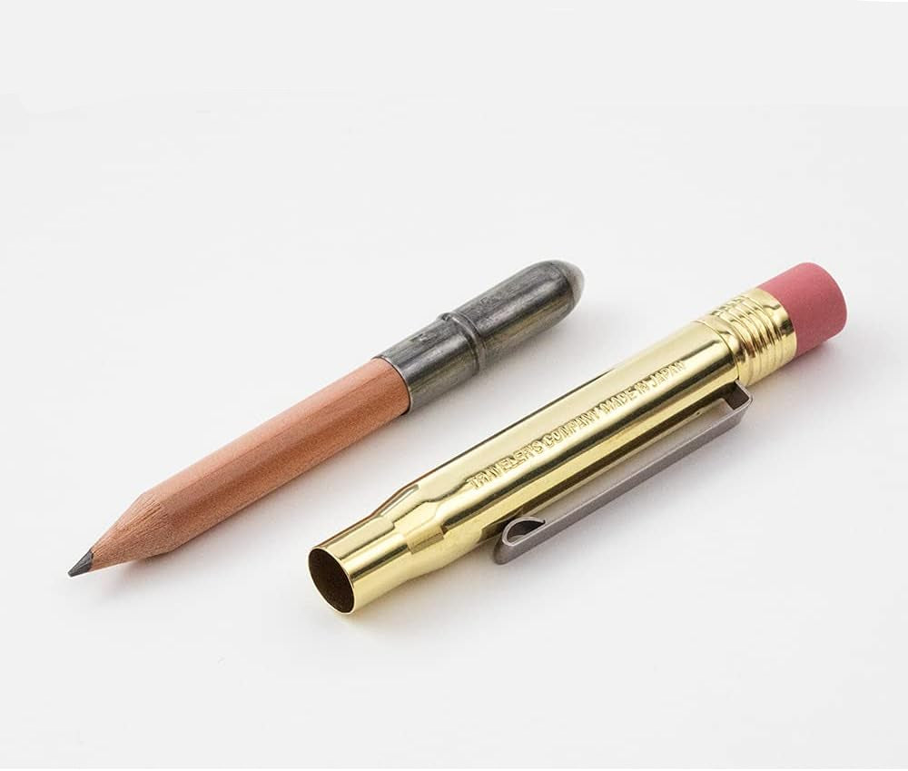 TRC Solid Brass Bullet Pen / Pencil (Midori)