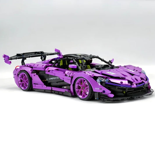 GULY 10617 テクニカルMOC P1 パープル スーパーカー ハイパーカー