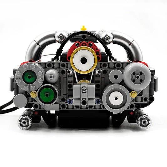 Mould King 10193 ボクサーV8エンジンモデル 609ピース ビルディングブロックキットセット