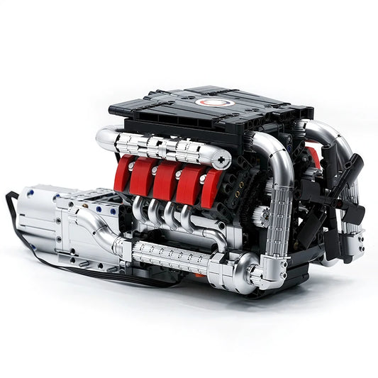 モールドキング 10203 MB 電動シミュレーションモデル V8エンジン テクニカルカー部品 ビルディングブロック