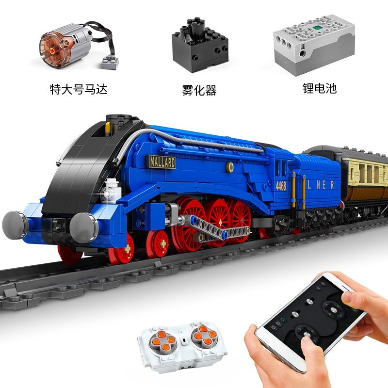 MOC 12006 スチームハイカー機関車 クラスA4 輸送車両モデル