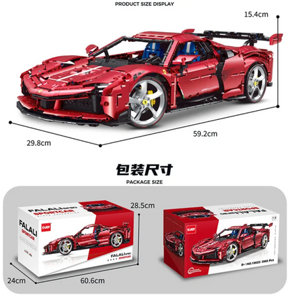 GULY 子供用スポーツカービルディングブロック sf90 限定版 10623