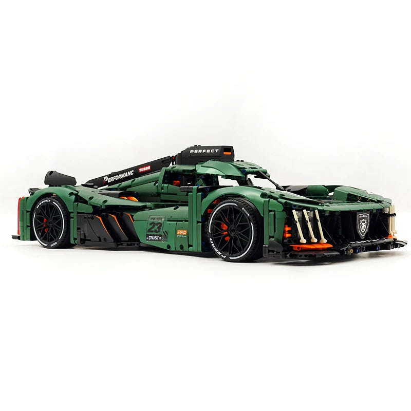 MOC 10616 スーパースポーツカー 9X8 モデル テクニカルカー 1:8