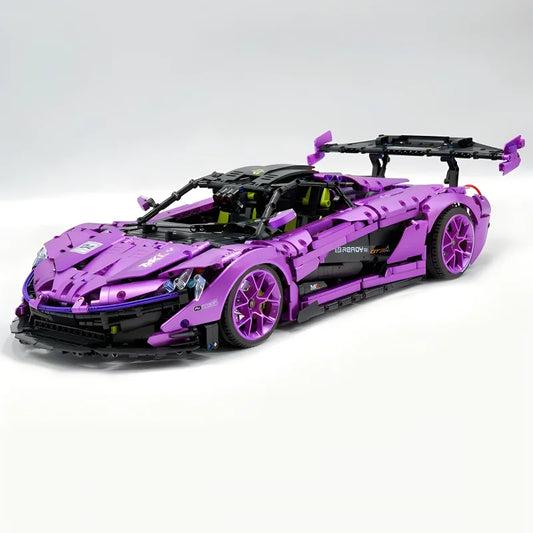 GULY 10617 テクニカルMOC P1 パープル スーパーカー ハイパーカー