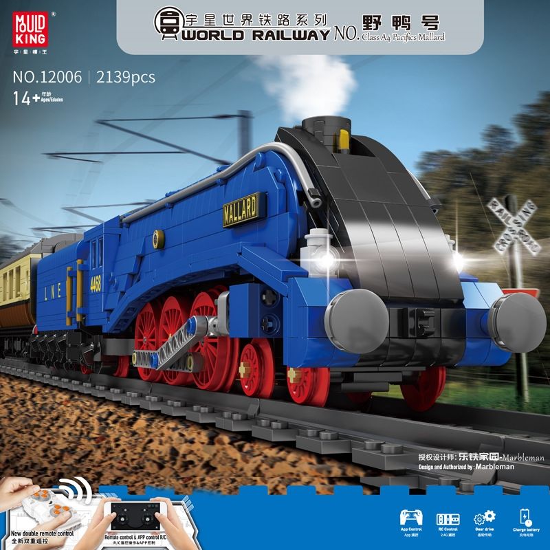 MOC 12006 スチームハイカー機関車 クラスA4 輸送車両モデル