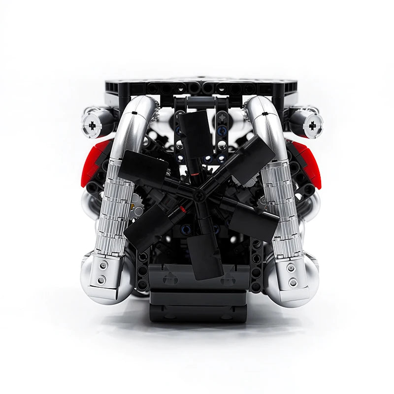 モールドキング 10203 MB 電動シミュレーションモデル V8エンジン テクニカルカー部品 ビルディングブロック