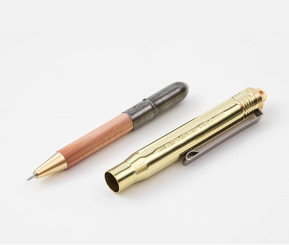 TRC Solid Brass Bullet Pen / Pencil (Midori)