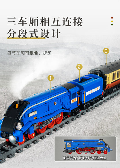 MOC 12006 スチームハイカー機関車 クラスA4 輸送車両モデル