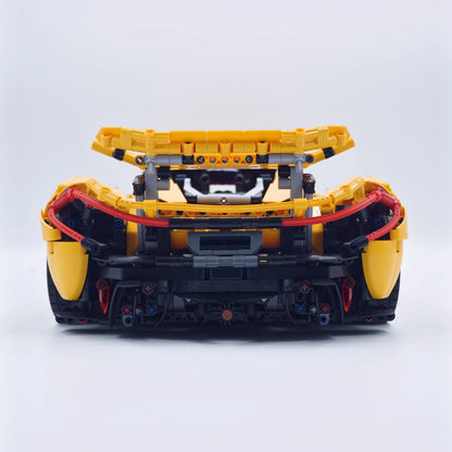 テクニカルビルディングブロック 新型P1スーパーレーシングカー 1:8組み立てセット