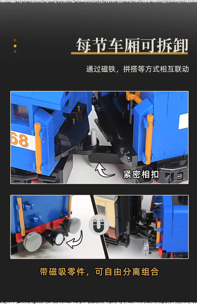 MOC 12006 スチームハイカー機関車 クラスA4 輸送車両モデル