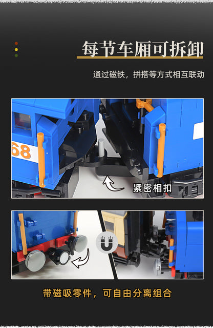 MOC 12006 スチームハイカー機関車 クラスA4 輸送車両モデル