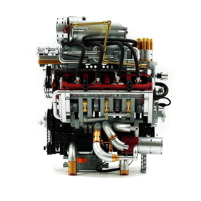 2347個スーパーカー V8 エンジンモデルビルディングブロックキット MOC モータードライブクリエイティブパズルおもちゃ 子供ホリデーギフト