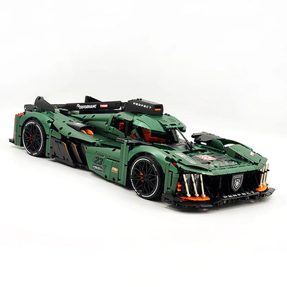 MOC 10616 スーパースポーツカー 9X8 モデル テクニカルカー 1:8