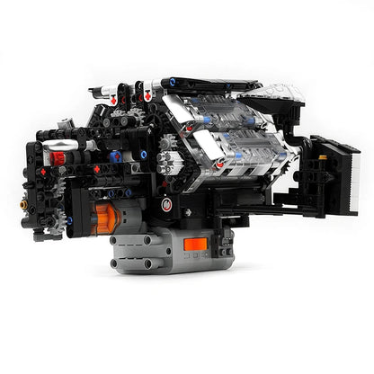 Mould King 10230 W12エンジン 871ピース 組み立てブロックセット MOC ミニトランスミッションエンジンモデル