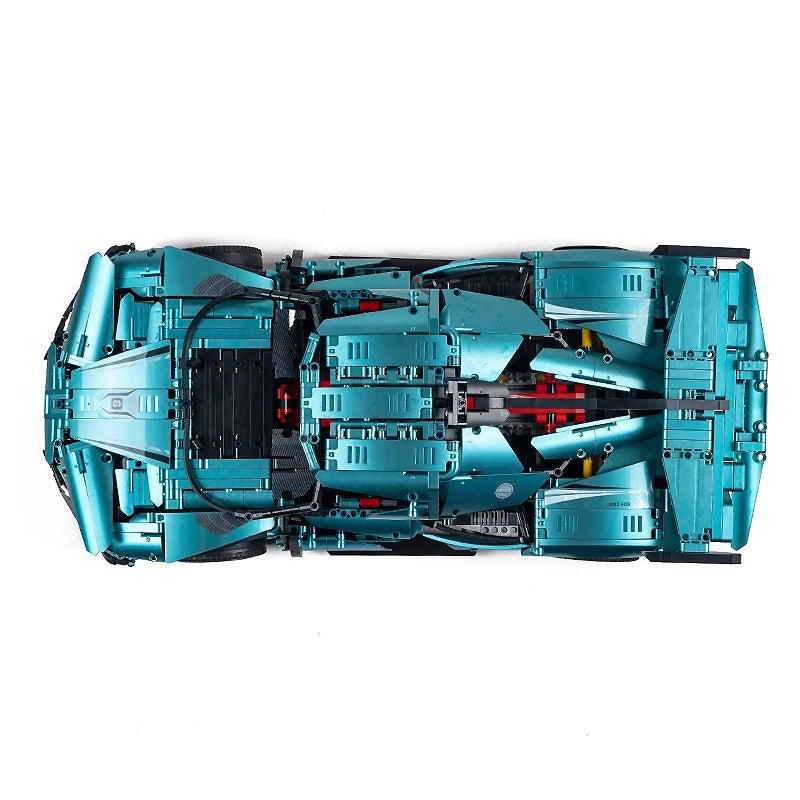 10612 テクニカルリモートコントロールスポーツカー 1:8 MOC アポロレーシング