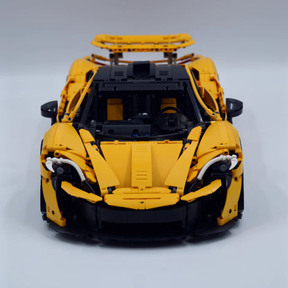テクニカルビルディングブロック 新型P1スーパーレーシングカー 1:8組み立てセット