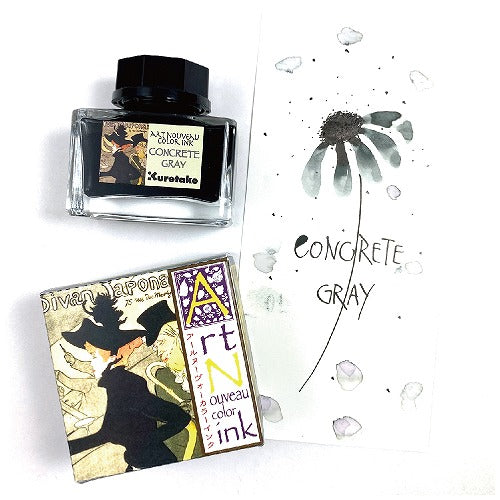 #呉竹(国内販売のみ） インク INK-CAFE ｱｰﾙ・ﾇｰｳﾞｫｰｶﾗｰｲﾝｸ ｺﾝｸﾘｰﾄｸﾞﾚｲ ECF160-539